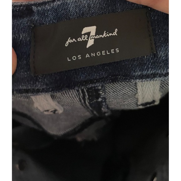 Seven For All Mankind Skinny Jeans Womens 25 Button Fly High‎ Rise - Picture 9 of 12